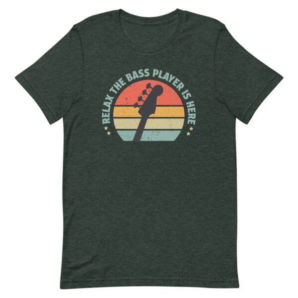 Relax the Bass Player is Here Men's Premium Tee - Image 6