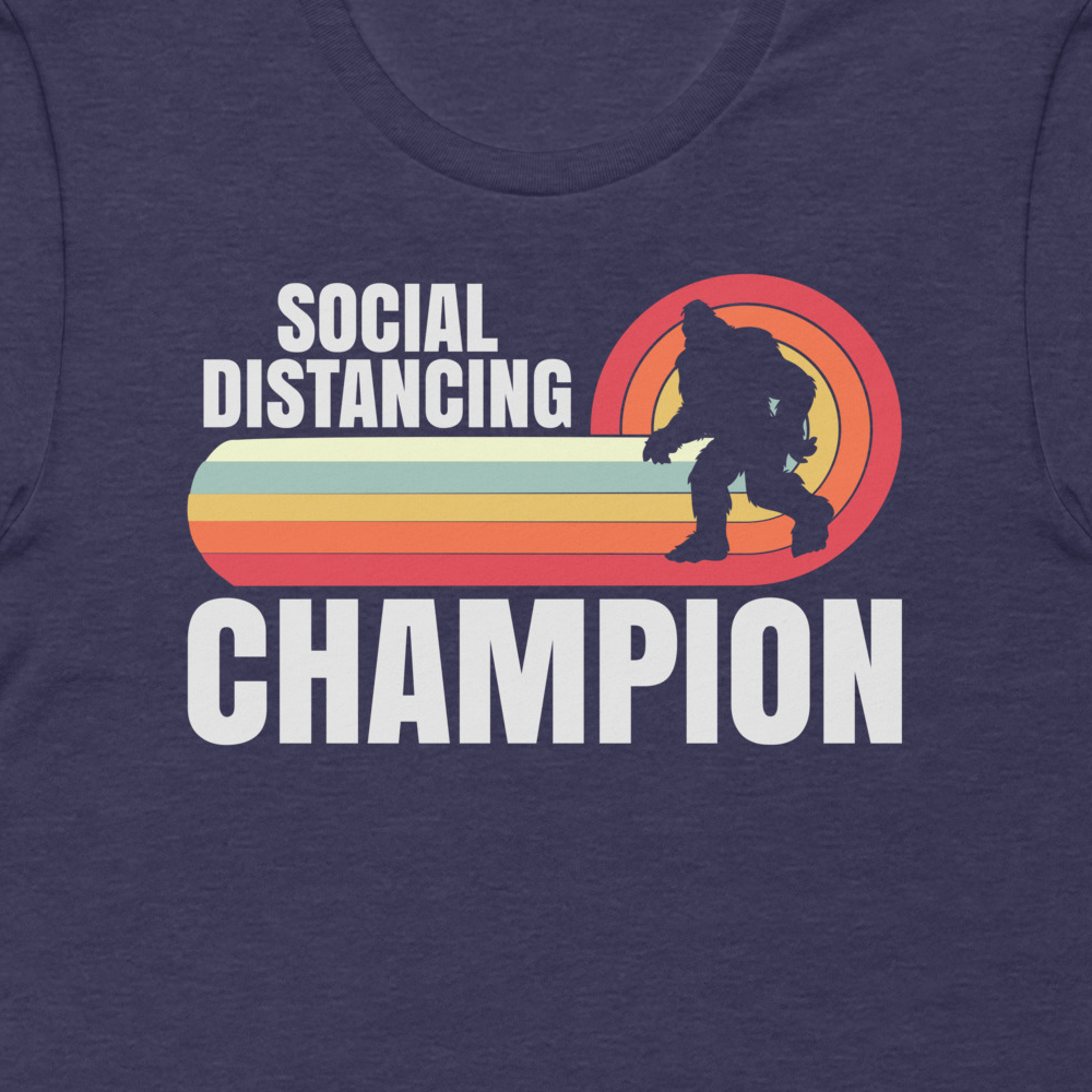 Social Distancing Sasquatch Men’s Premium Tee