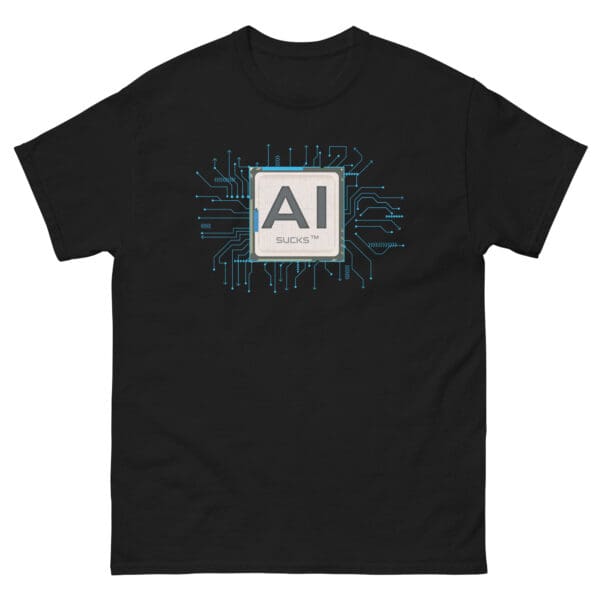 AI Sucks Men's Premium Tee - Image 2