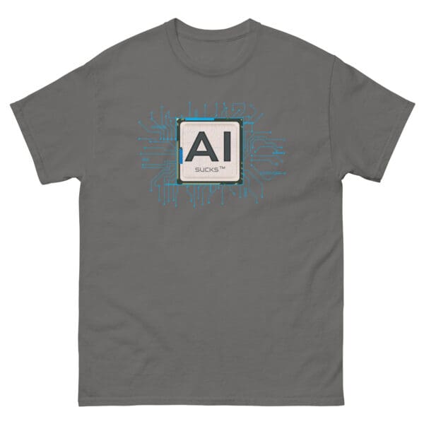 AI Sucks Men's Premium Tee - Image 7