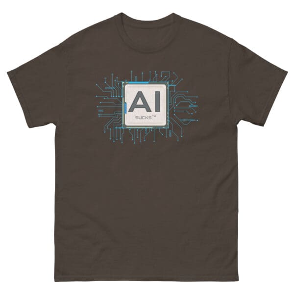 AI Sucks Men's Premium Tee - Image 4