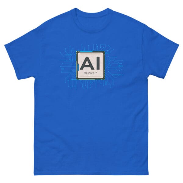 AI Sucks Men's Premium Tee - Image 5