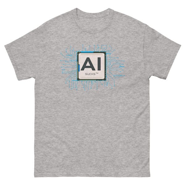 AI Sucks Men's Premium Tee - Image 8