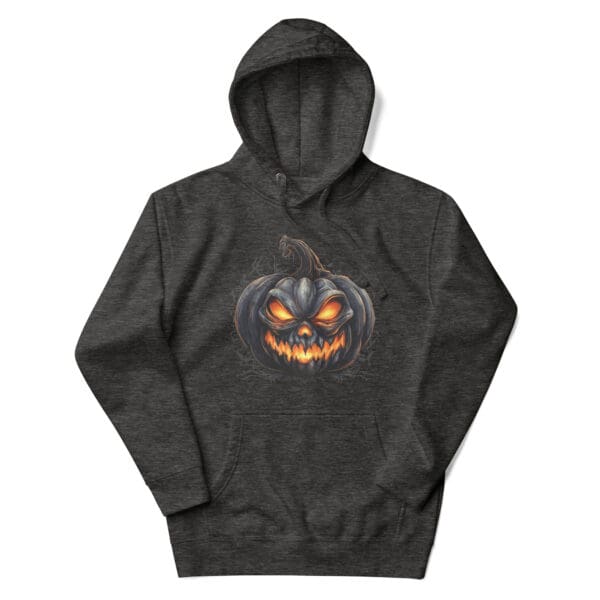 Evil Pumpkin Men's Premium Hoodie - Image 2