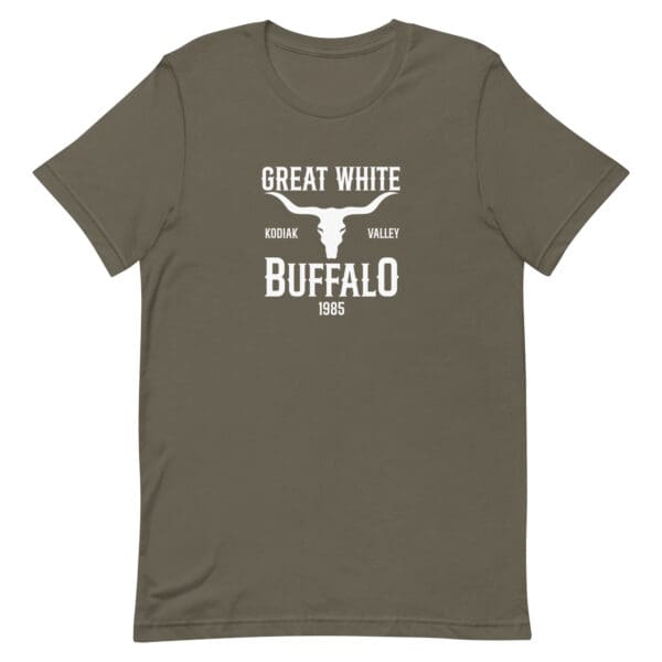 Great White Buffalo Kodiak Valley Men's Premium T-shirt - Image 6