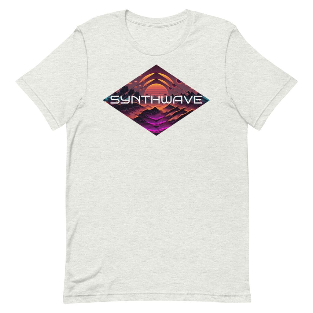Synthwave Triangle Men’s Premium T-Shirt
