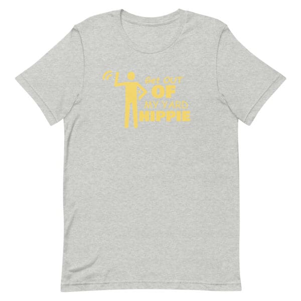 Get Out of My Yard Hippie Men's Premium Tee - Image 6
