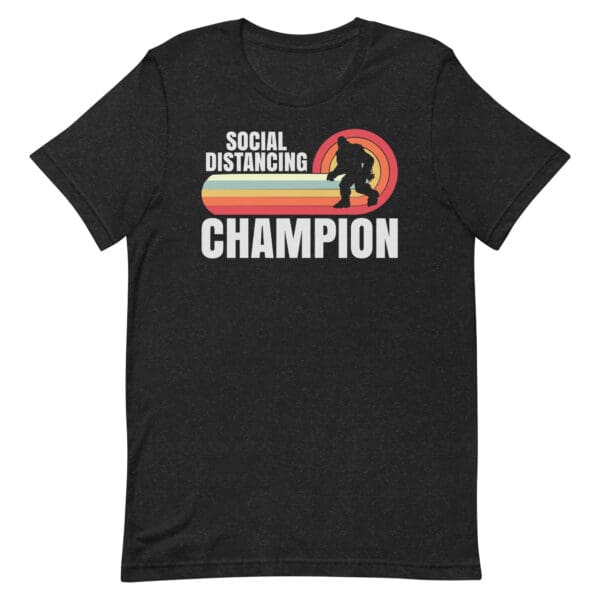 Social Distancing Sasquatch Men's Premium Tee - Image 2