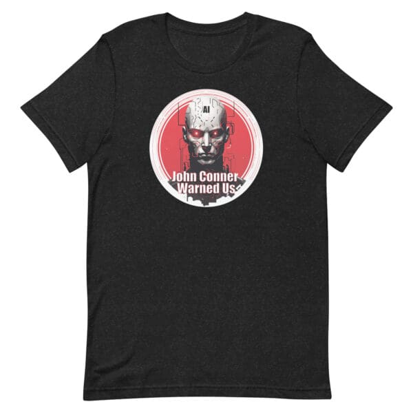 AI Warning Men's Premium Tee - Image 2
