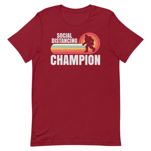 Social Distancing Sasquatch Men's Premium Tee - Image 5