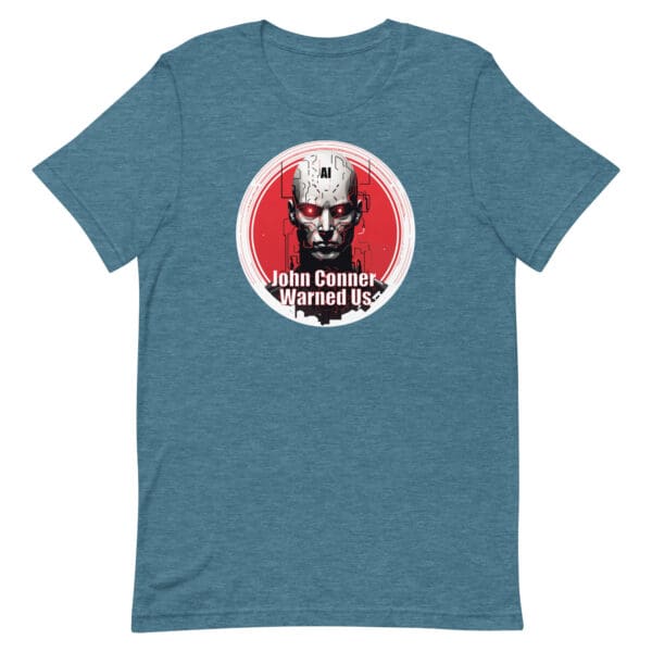 AI Warning Men's Premium Tee - Image 7