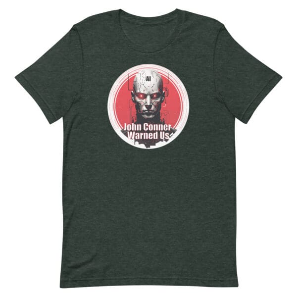 AI Warning Men's Premium Tee - Image 4
