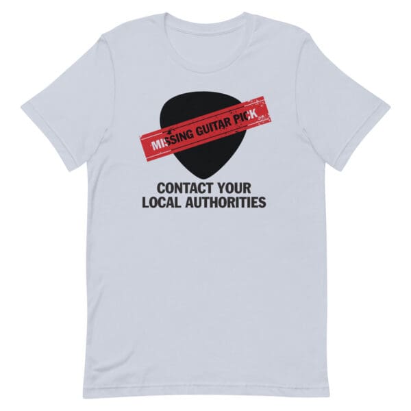 Missing Guitar Pick Call Authorities Men's Premium Tee - Image 3