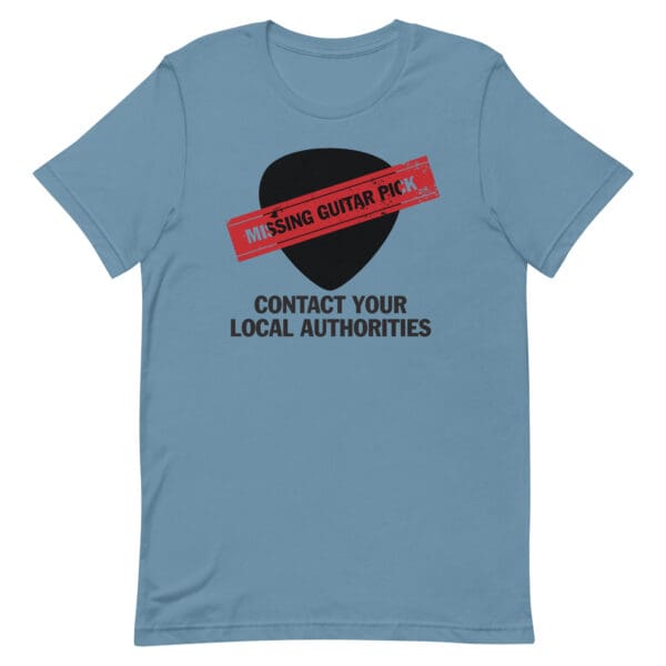 Missing Guitar Pick Call Authorities Men's Premium Tee - Image 2