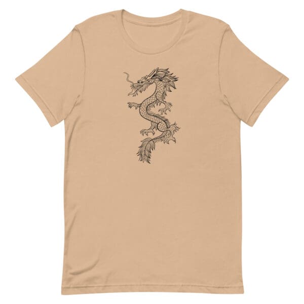 Chinese Dragon Men's Premium Neutral Tee - Image 3