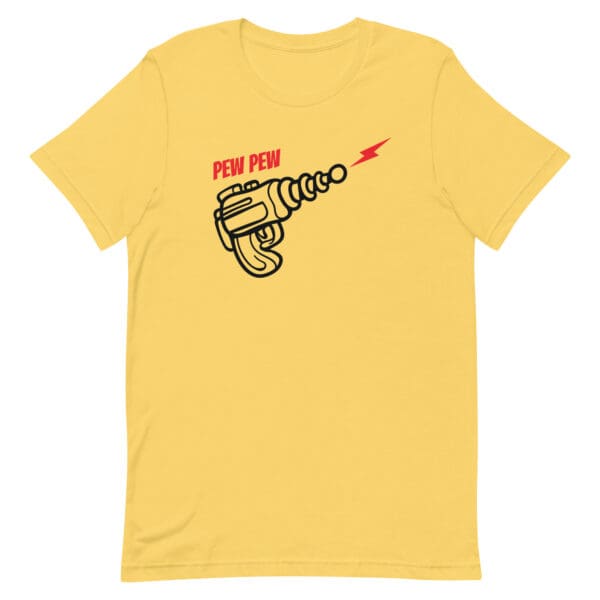 Pew Pew Scifi Nerd Men's Premium Tee - Image 3