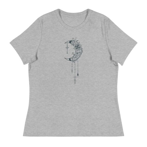 Mystical Moon Neutral Women's Relaxed T-Shirt - Image 3
