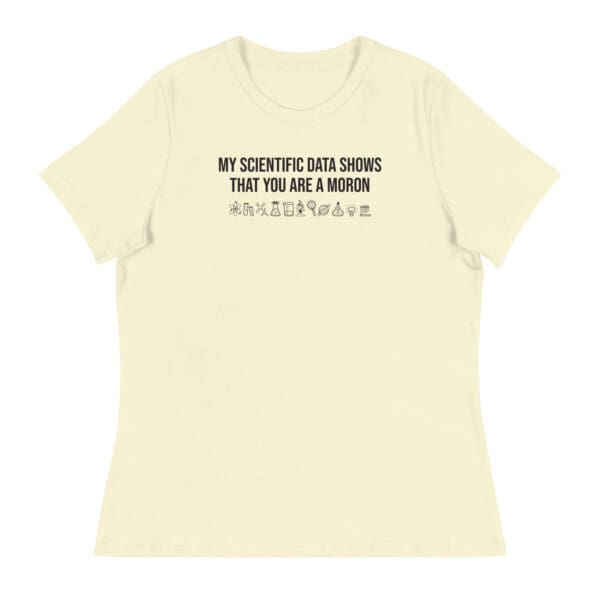 My Scientific Data Moron Women's Premium Tee - Image 9