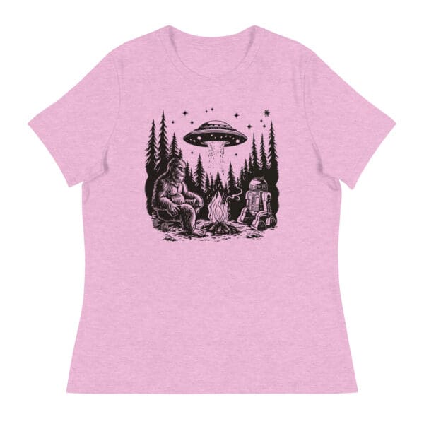 Intergalactic Camping Trip Women's Relaxed T-Shirt - Image 3