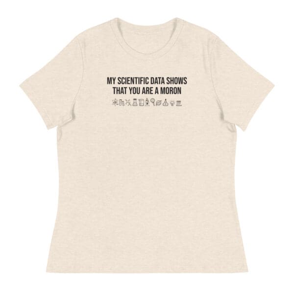 My Scientific Data Moron Women's Premium Tee - Image 8