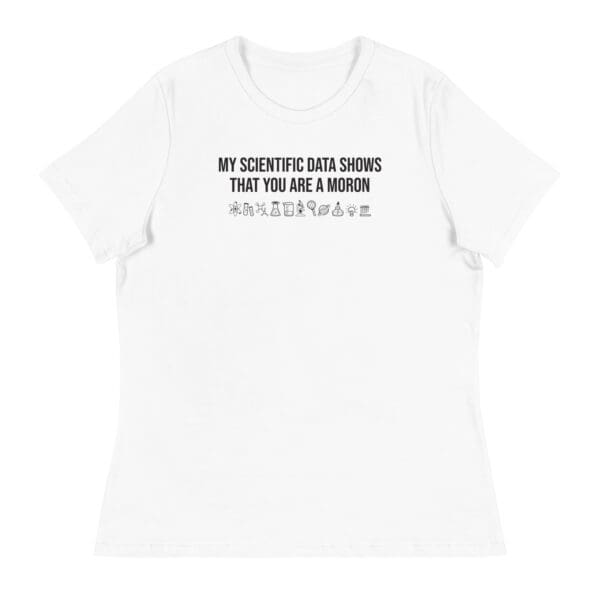 My Scientific Data Moron Women's Premium Tee - Image 10