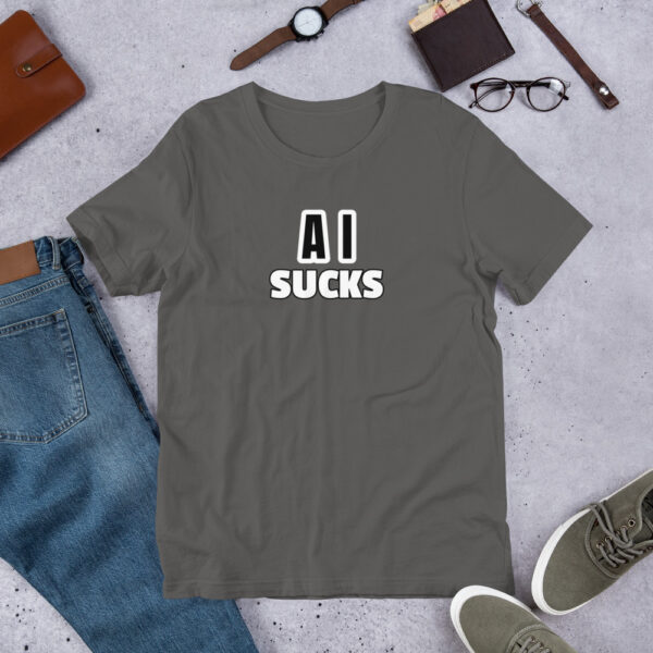 AI Sucks Unisex t-shirt - Image 5