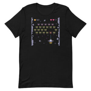 Space Invaders Gaming 80's Games Unisex t-shirt