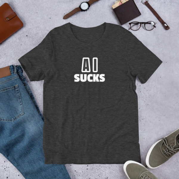 AI Sucks Unisex t-shirt - Image 4