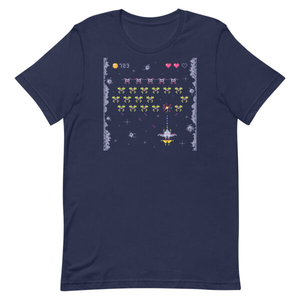 Space Invaders Gaming 80's Games Unisex t-shirt - Image 4
