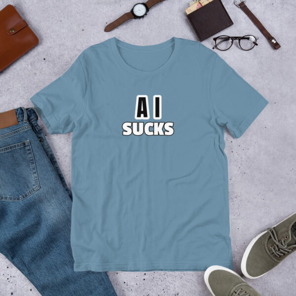 AI Sucks Unisex t-shirt - Image 7