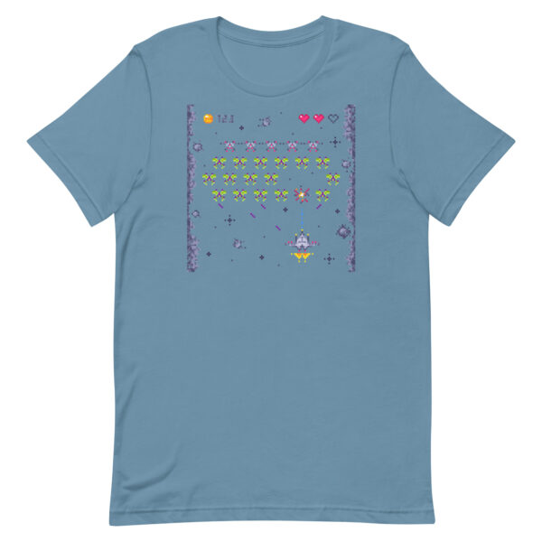Space Invaders Gaming 80's Games Unisex t-shirt - Image 9