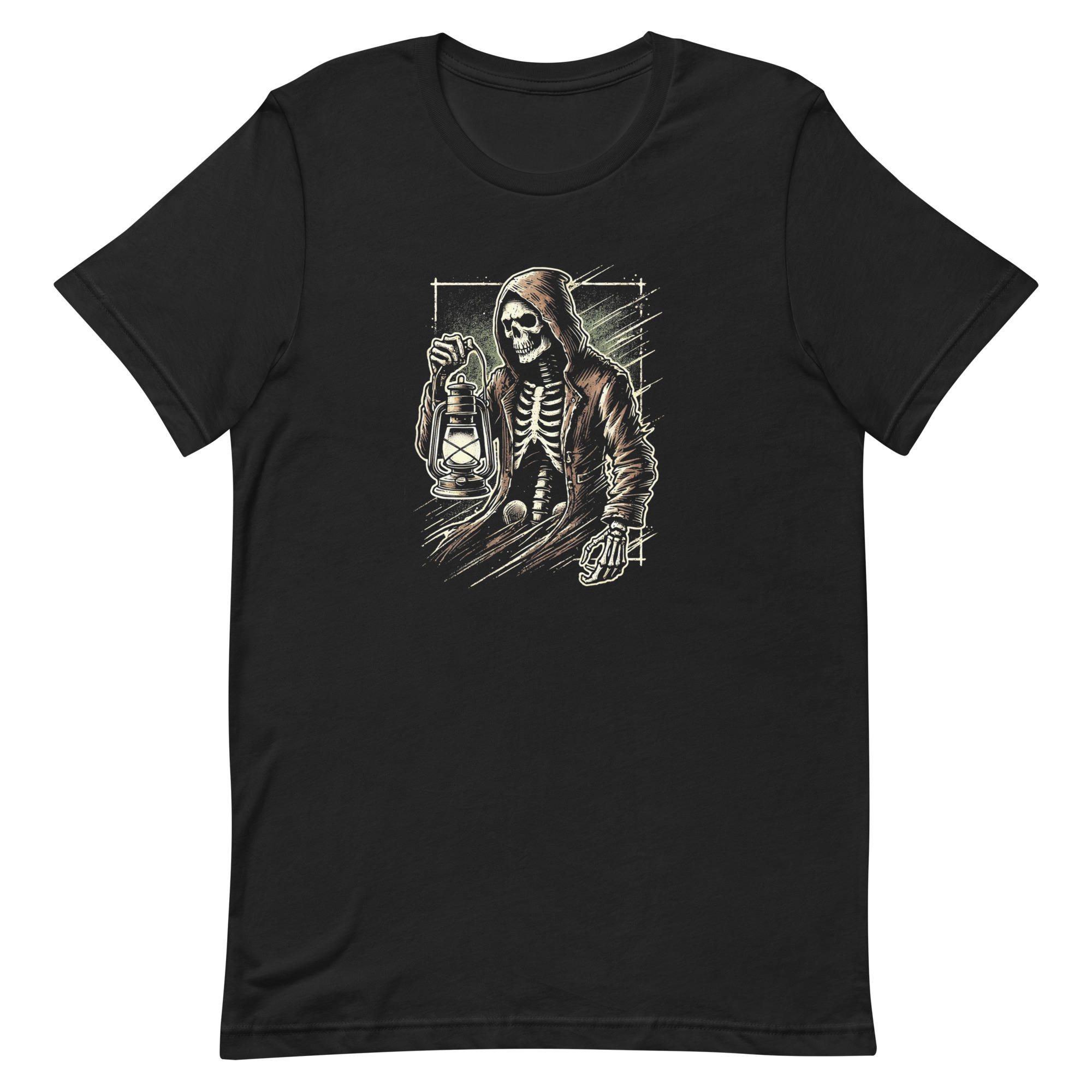 Skelleton Comic Hand Drawn Unisex t-shirt